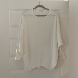 Jolie Women’s Elegant Cream/White Women's Blouse - Small